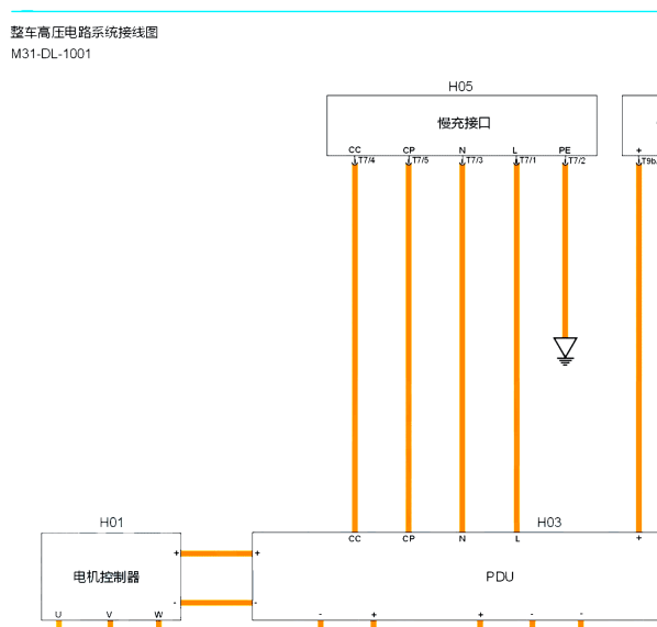 2015年威望407高压电路图