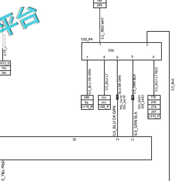 2011年中华V5防盗电路图