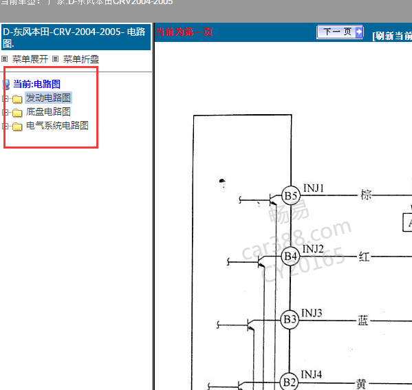 2004年CRV电路图