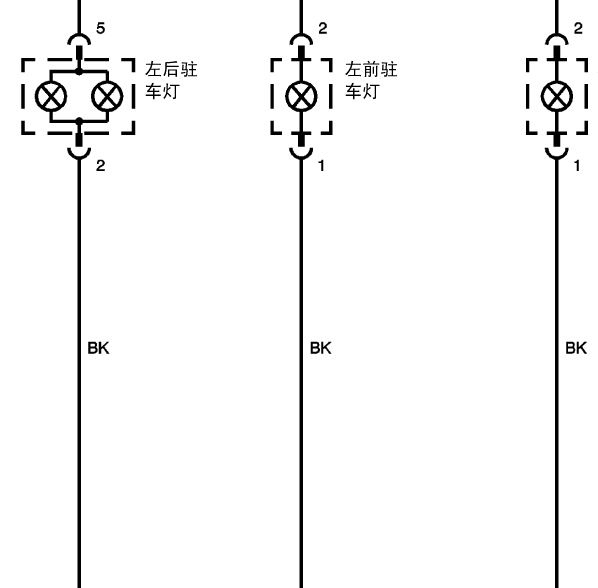 2008年凯越刹车灯电路图