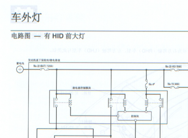 2005-2006年本田奥德赛灯光电路图