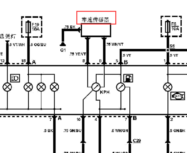 2007年江铃全顺车速传感器