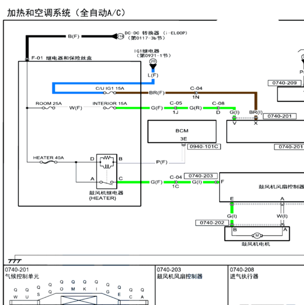 2017年马自达XC3空调电路图