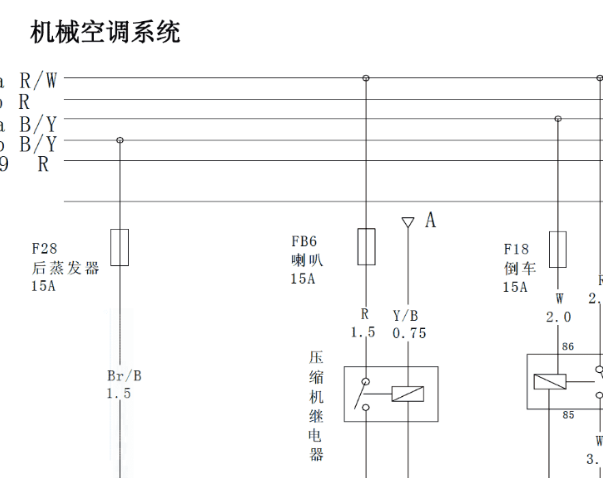 2012年黄海大柴神空调电路图