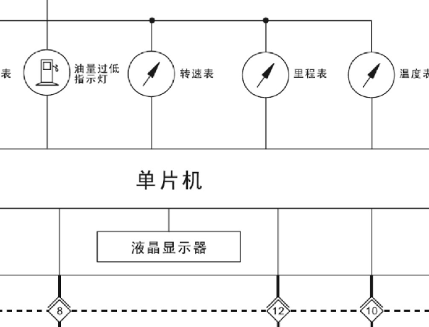 福田萨普转速表电路图
