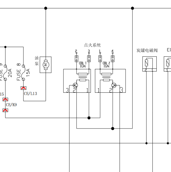 SQR484F发动机电路图