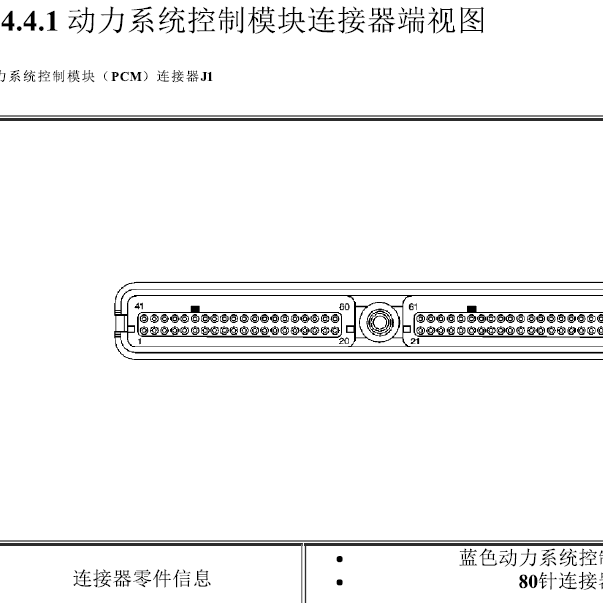 别克LW9发动机针脚.