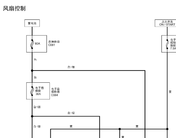 福田风景风扇电路图