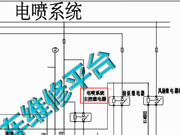 2012年五菱之光主继电器电路图