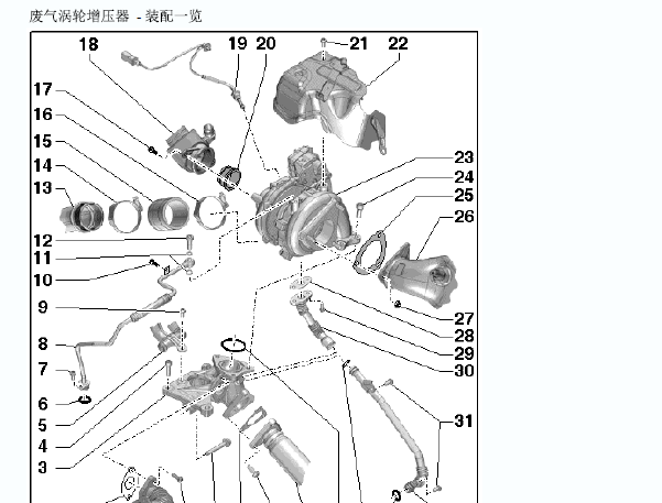 2011年奥迪A6涡轮增压维修手册