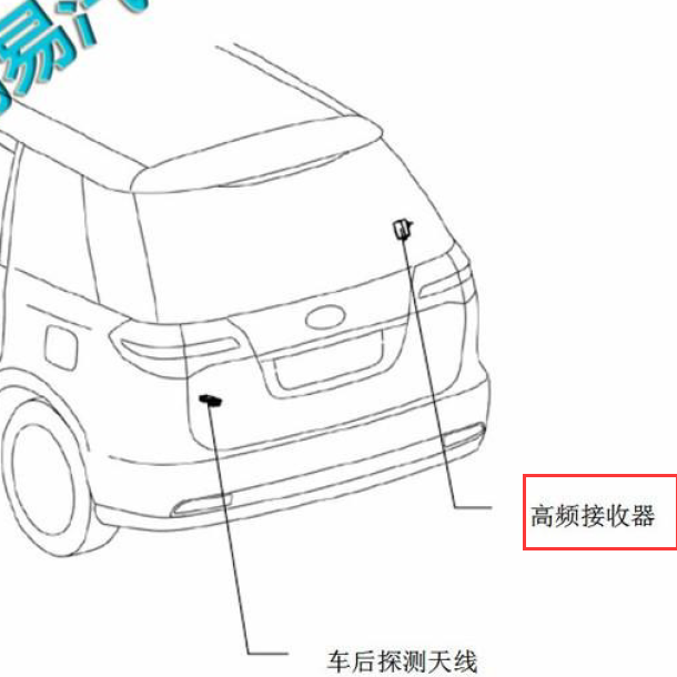 2015年比亚迪M6高配接收器位置.