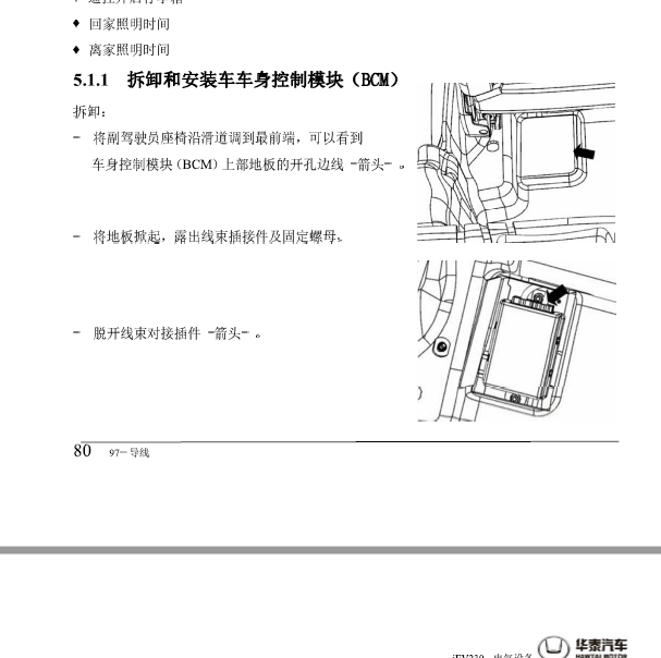 iEv230车身控制模块位置