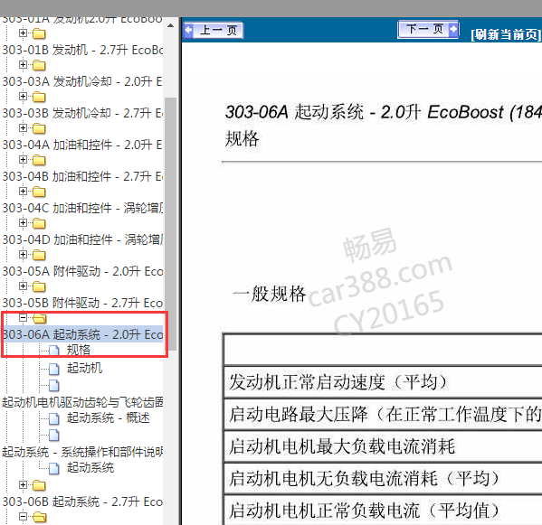 2015年锐界发发电机维修手册