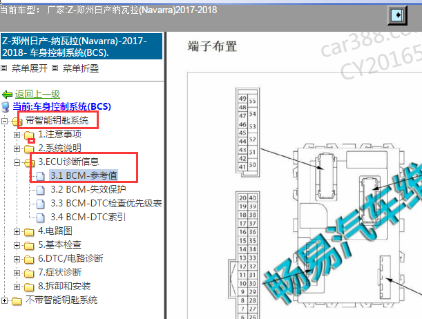 2018年日产萨瓦纳车身针脚