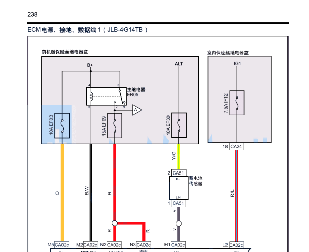 吉利帝豪发动机电路图