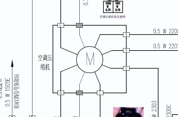 2015年众泰知豆空调线路图