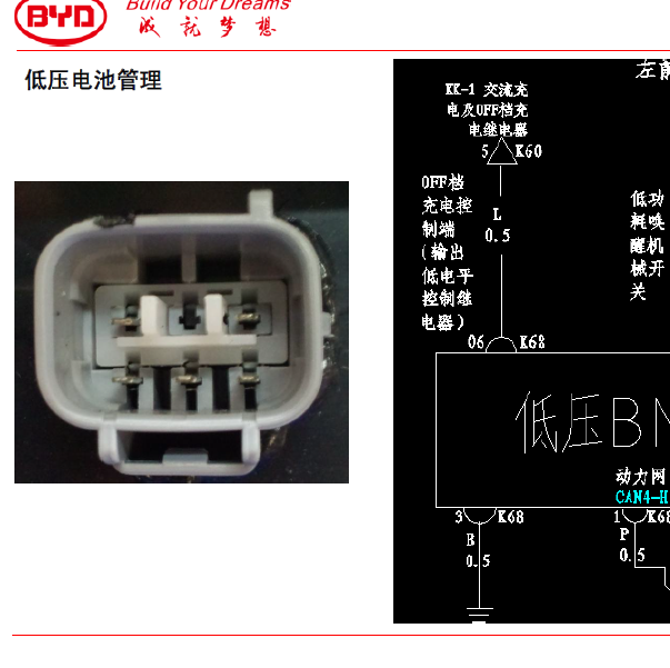 比亚迪秦低压电池资料