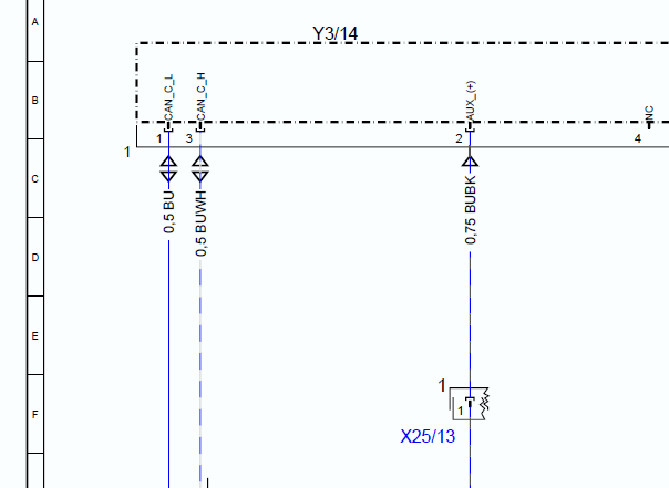 2017年奔驰GLA220变速箱电路图