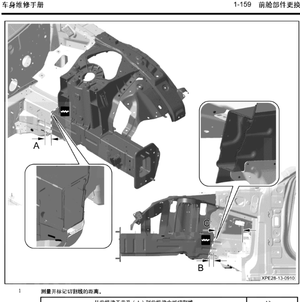 小鹏P7前舱部件维修更换.