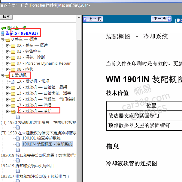 2014年保时捷MANCAN 冷却系统维修资料