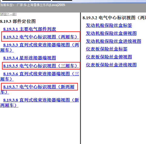 2009年雪佛兰乐风继电器分配