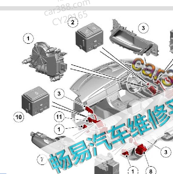 2016年捷豹XF模块位置