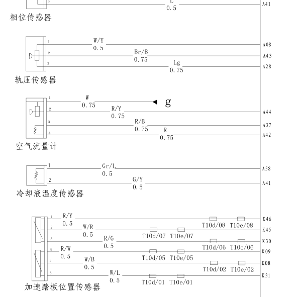 JE493ZLQ4 发动机电路图