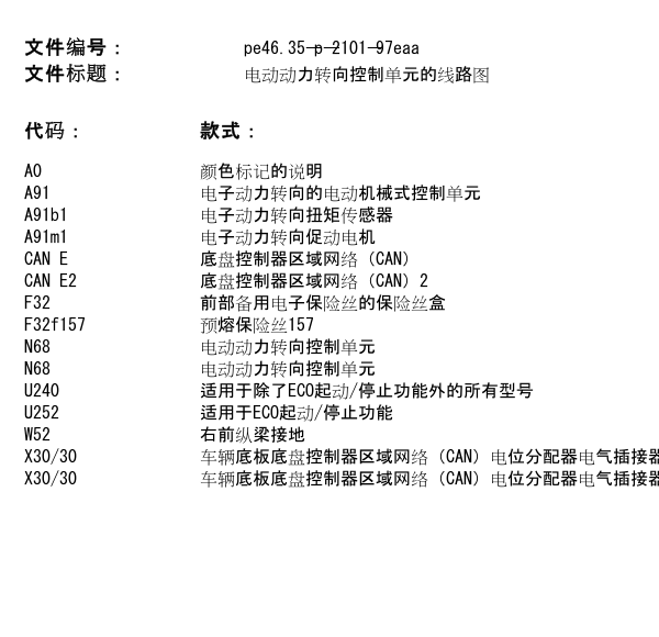 2014年奔驰D320转向电路图