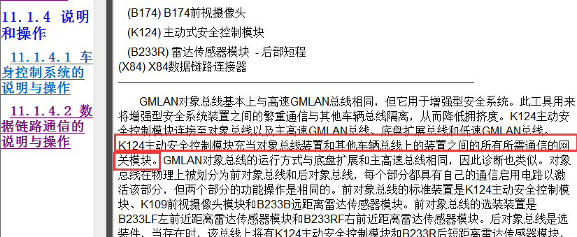 2015年凯迪拉克ATS网关资料