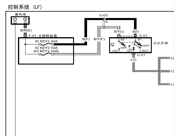 马自达LF发动机电路图