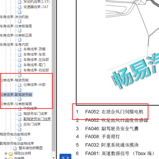 2017-2019年上汽荣威RX5 空调伺服电机位置