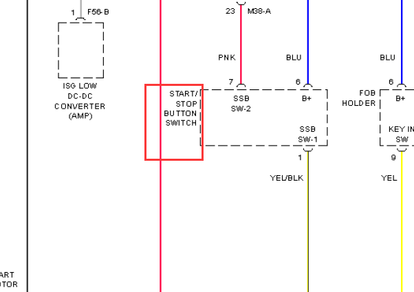 2012年起亚秀尔一键启动开关的线路图