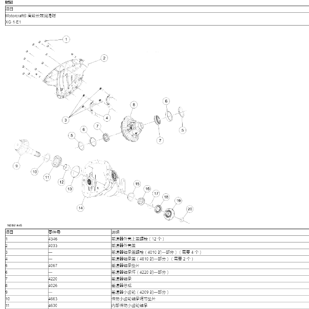 2017年福特征福者差速器拆装
