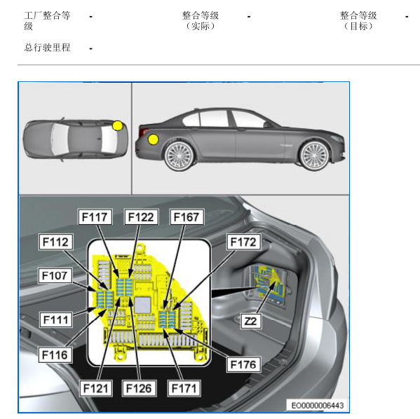 2014年宝马525LI日间行车灯保险位置
