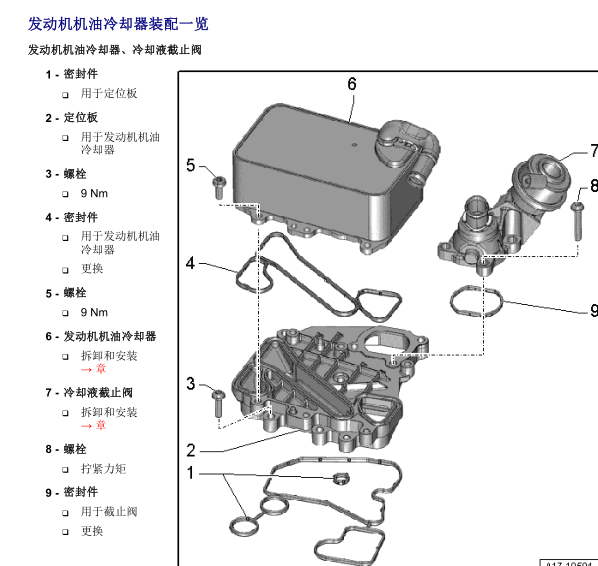 2012年奥迪Q7机油拆装