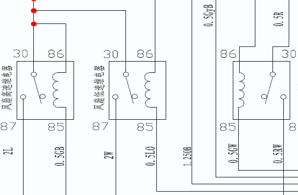 奇瑞QQ3风扇电路图