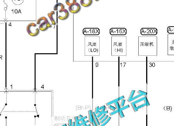 2015-2017年东南DX7 风扇电路图
