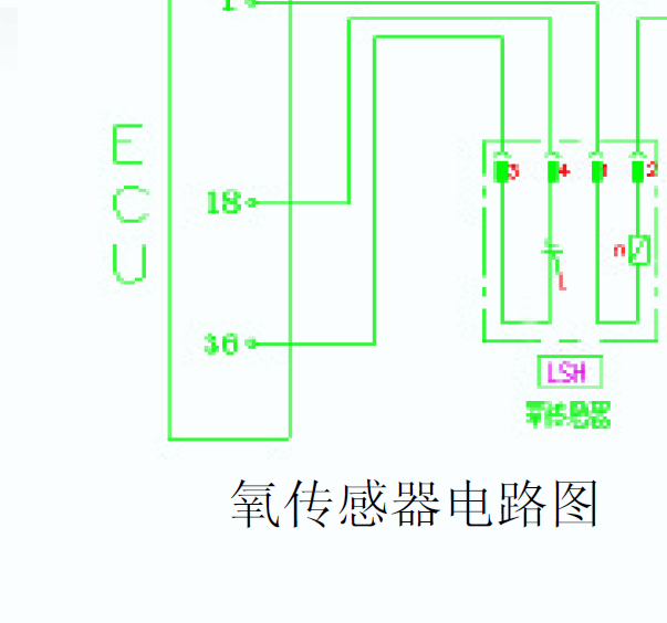4RB3 氧传感器电路图