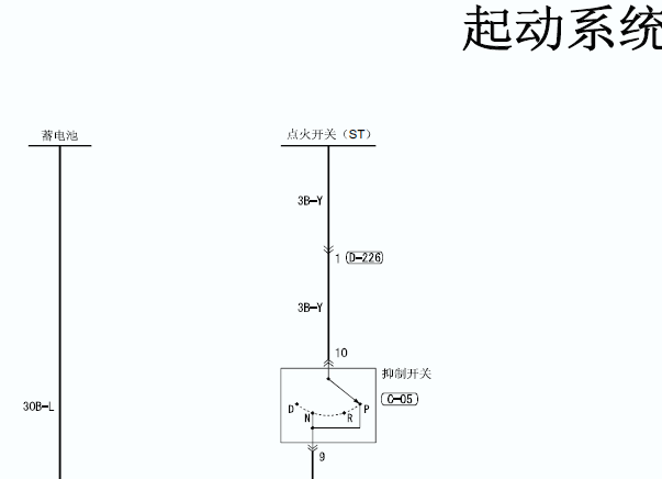 2008年三菱帕杰罗起动电路图