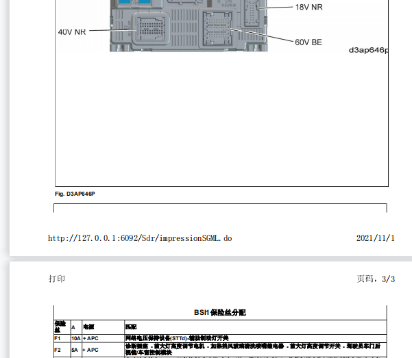 标致2008保险盒资料