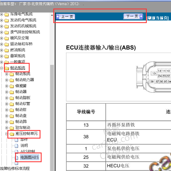 12年瑞纳ABS端子图