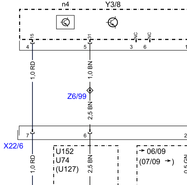 2011年奔驰ML350变速箱电路图