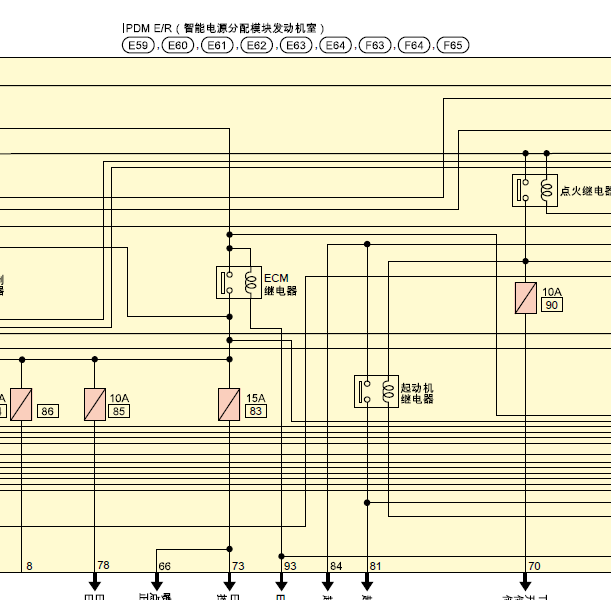 2020年日产轩逸IPDM电路图