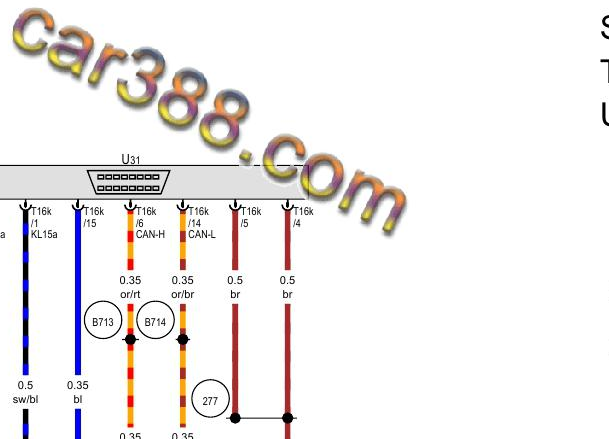 2018-2019年大众CC OBD电路图
