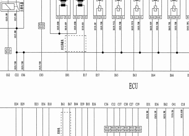 2010年吉利海景发动机电路图