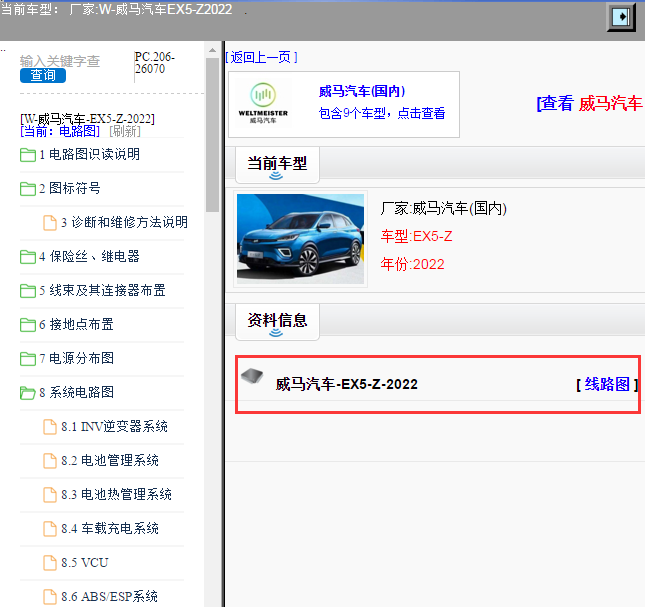 威马汽车-EX5-Z-2022[ 线路图 ]
