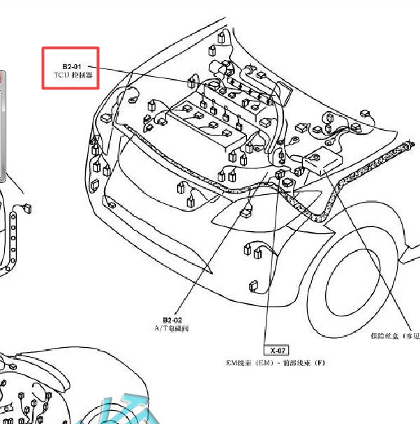 2014年海马S7 变速箱空调模块位置