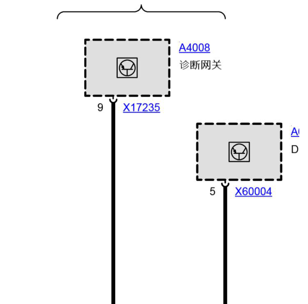 2007年宝马740LI诊断接口电路图