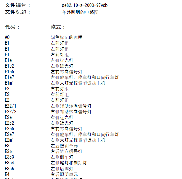 奔驰唯雅诺大灯电路图.