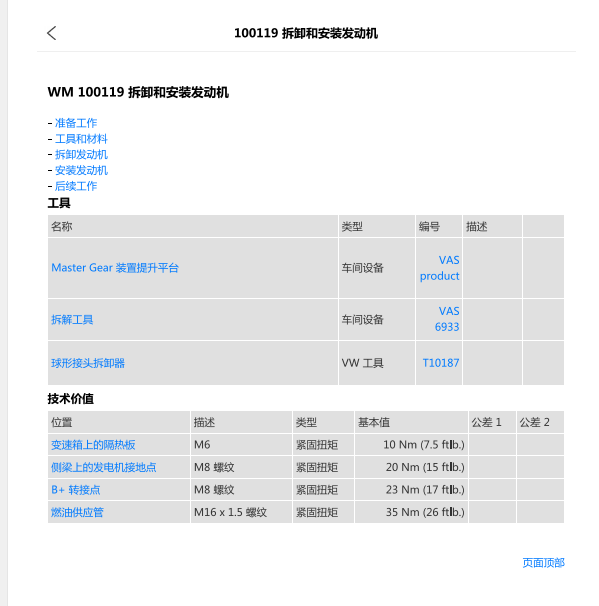 2016年保时捷卡宴3.6发动机维修手册